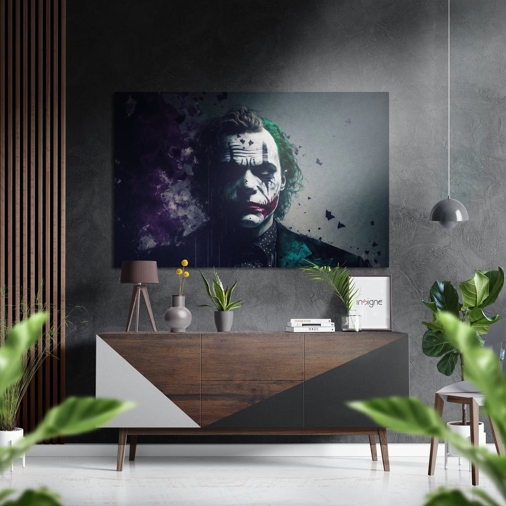 Joker Brushed Aluminum Dibond Wall Art