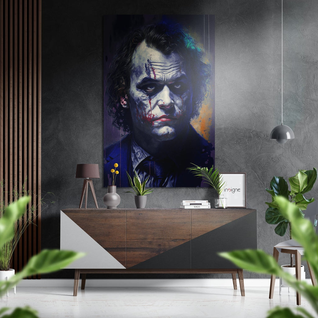 Joker Brushed Aluminum Dibond Wall Art