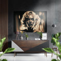 Marilyn Monroe Brushed Aluminum Dibond Wall Art
