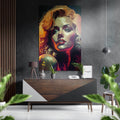 Marilyn Monroe Brushed Aluminum Dibond Wall Art