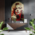 Marilyn Monroe Brushed Aluminum Dibond Wall Art