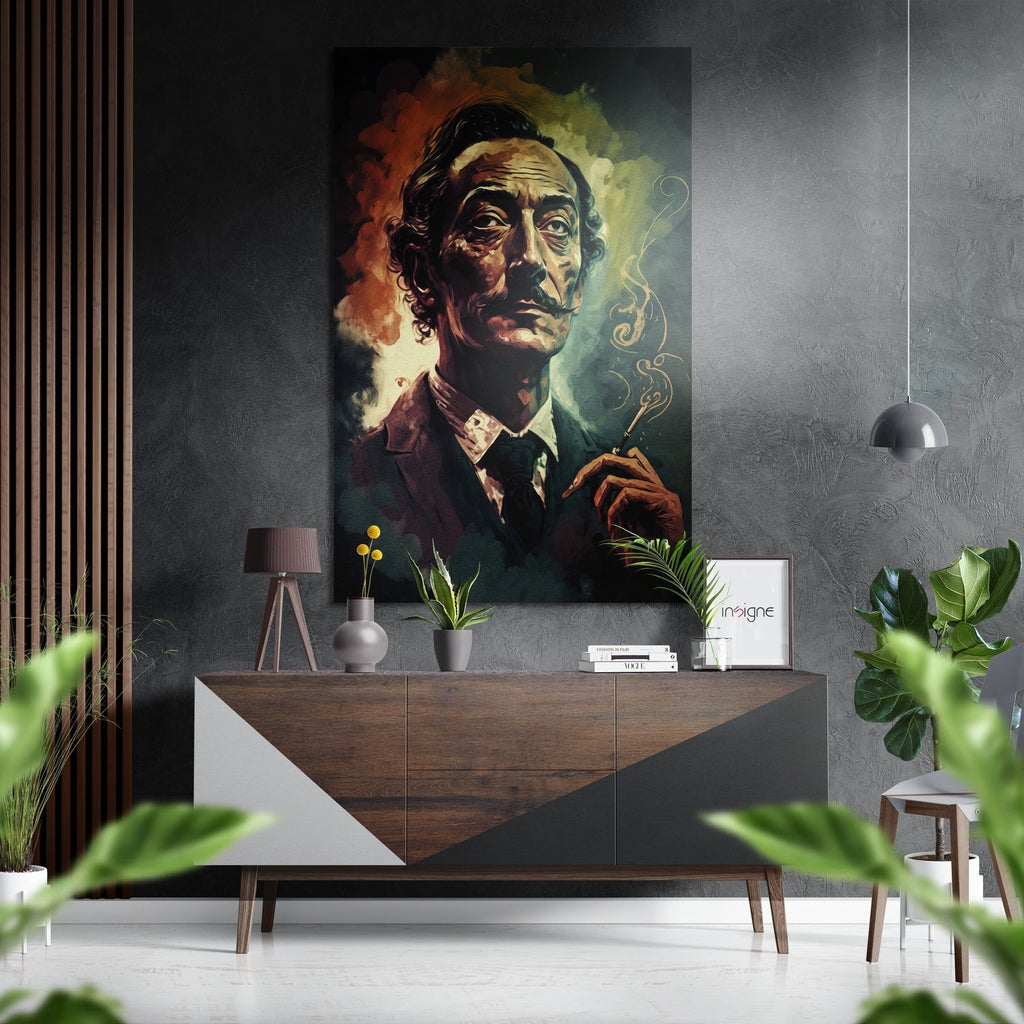 Salvador Dali Brushed Aluminum Dibond Wall Art