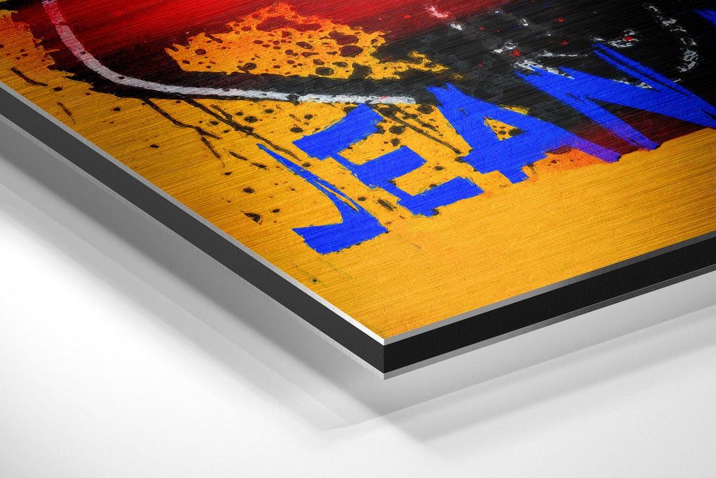 Basquiat Brushed Aluminum Dibond Wall Art
