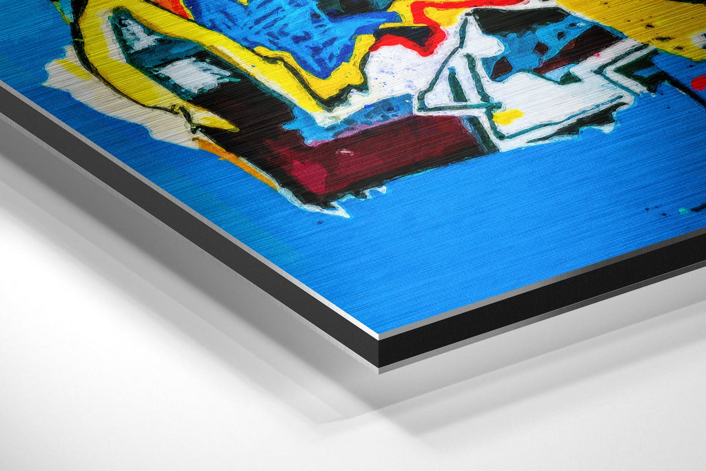 Basquiat Brushed Aluminum Dibond Wall Art