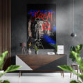 Basquiat Brushed Aluminum Dibond Wall Art