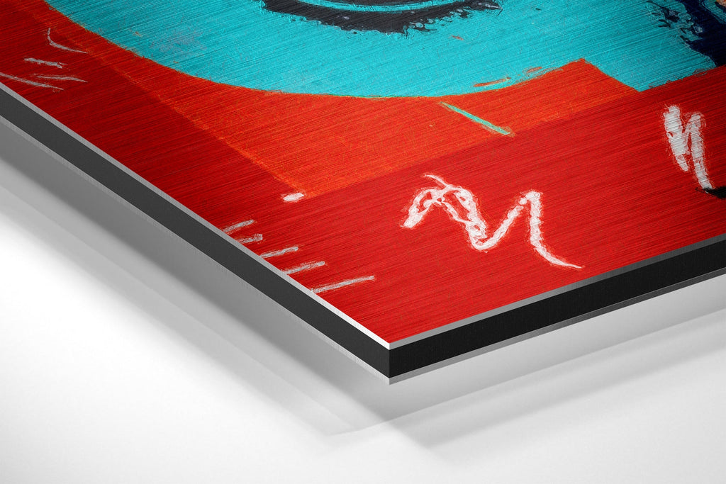 Andy Warhol Brushed Aluminum Dibond Wall Art