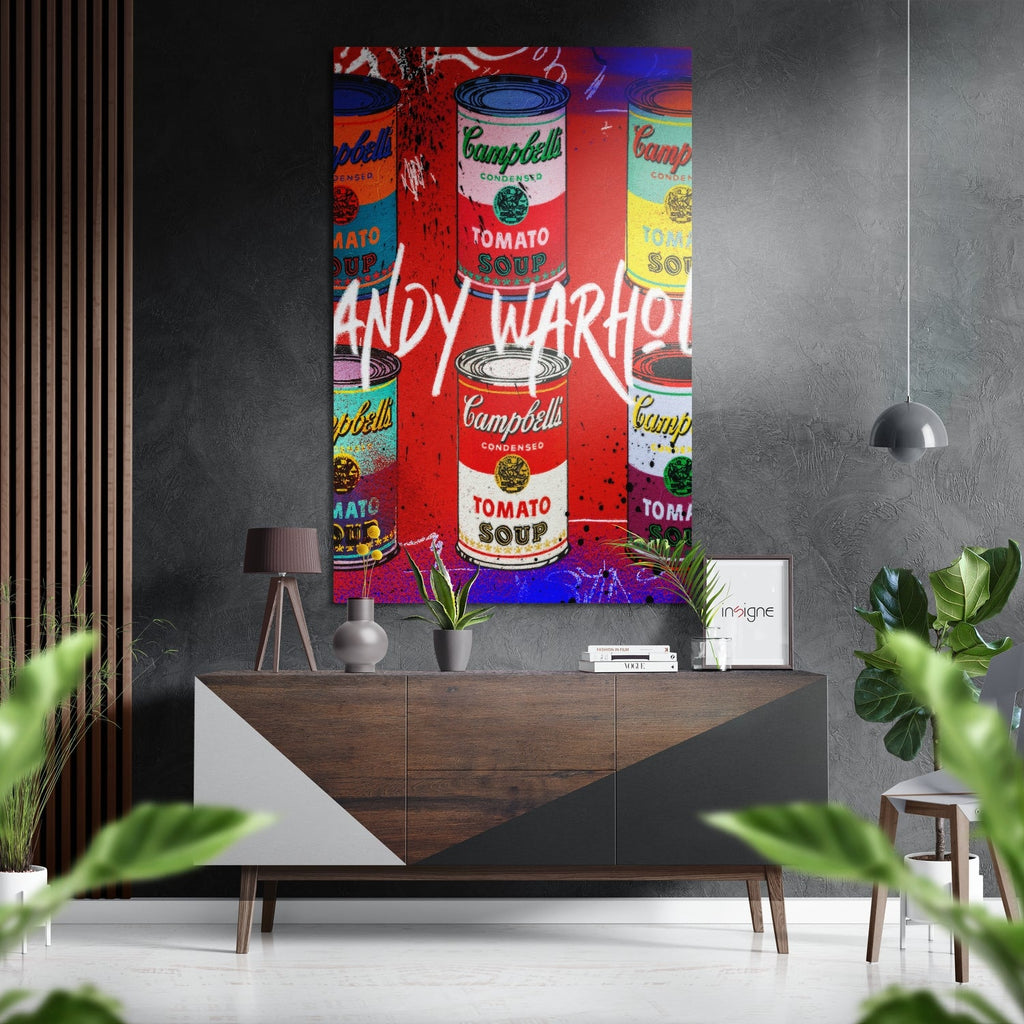 Andy Warhol Brushed Aluminum Dibond Wall Art
