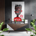 Basquiat Brushed Aluminum Dibond Wall Art