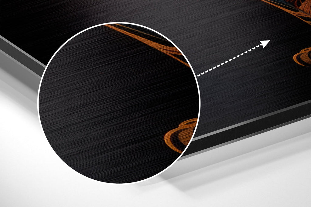 Lion Brushed Aluminum Dibond Wall Art
