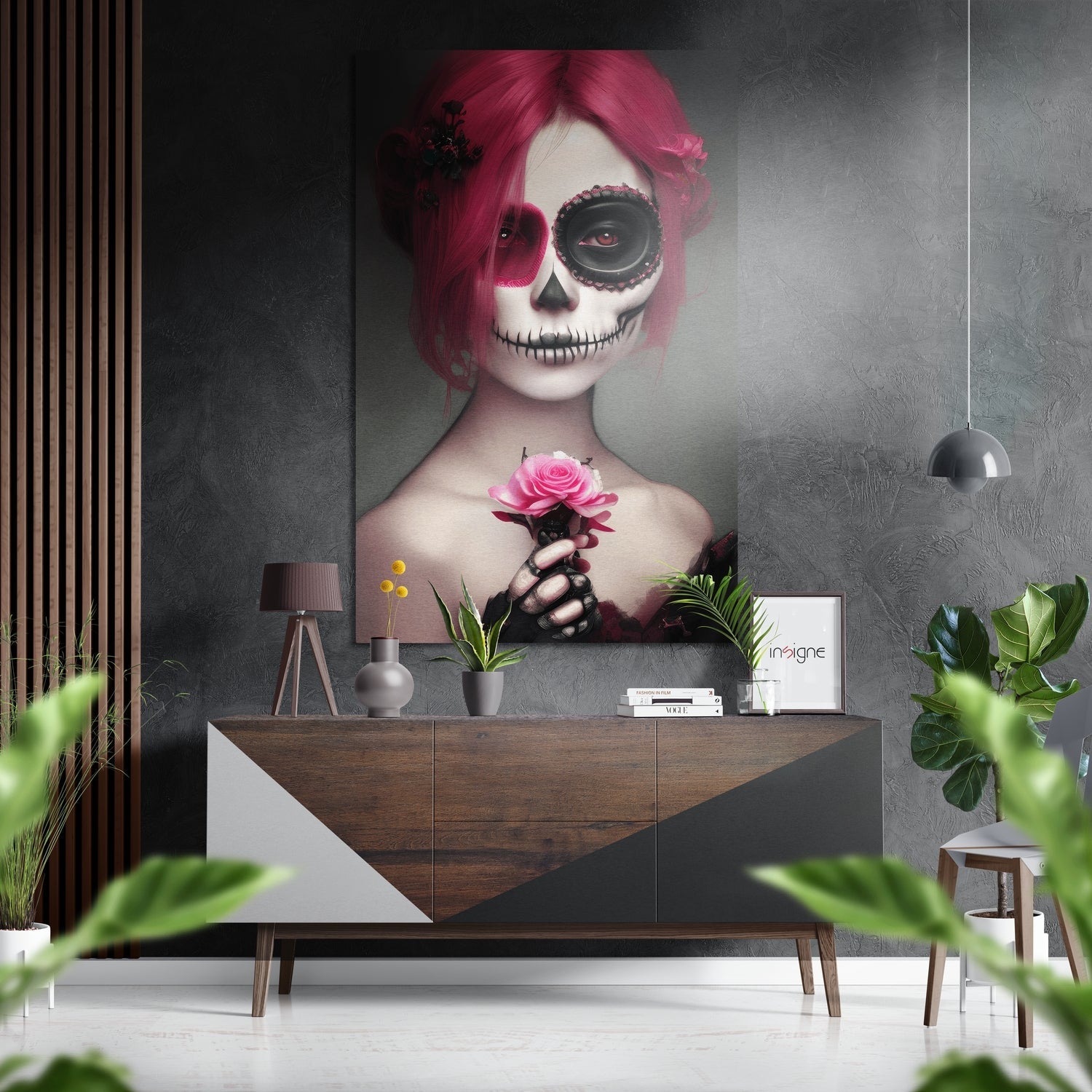 Corpse Bride Brushed Aluminum Dibond Wall Art