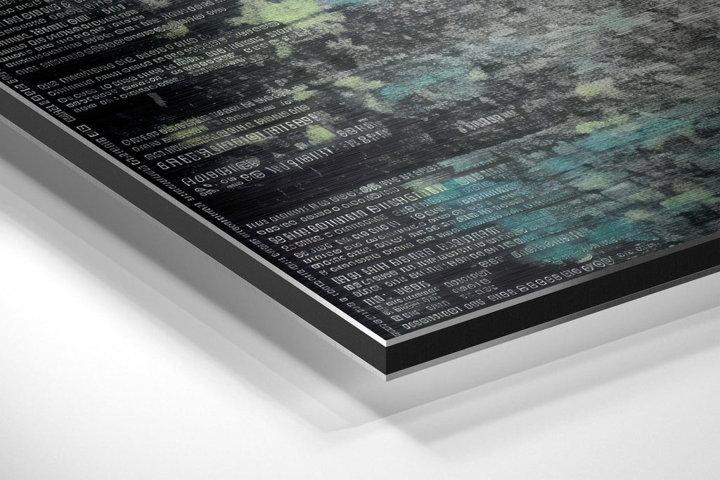 Umbrella Brushed Aluminum Dibond Wall Art