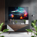 Classical Car Brushed Aluminum Dibond Wall Art