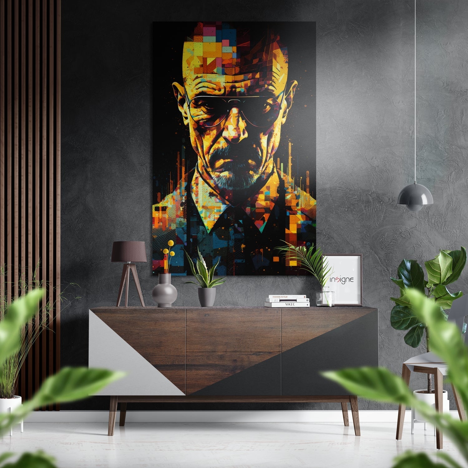 Heisenberg Brushed Aluminum Dibond Wall Art
