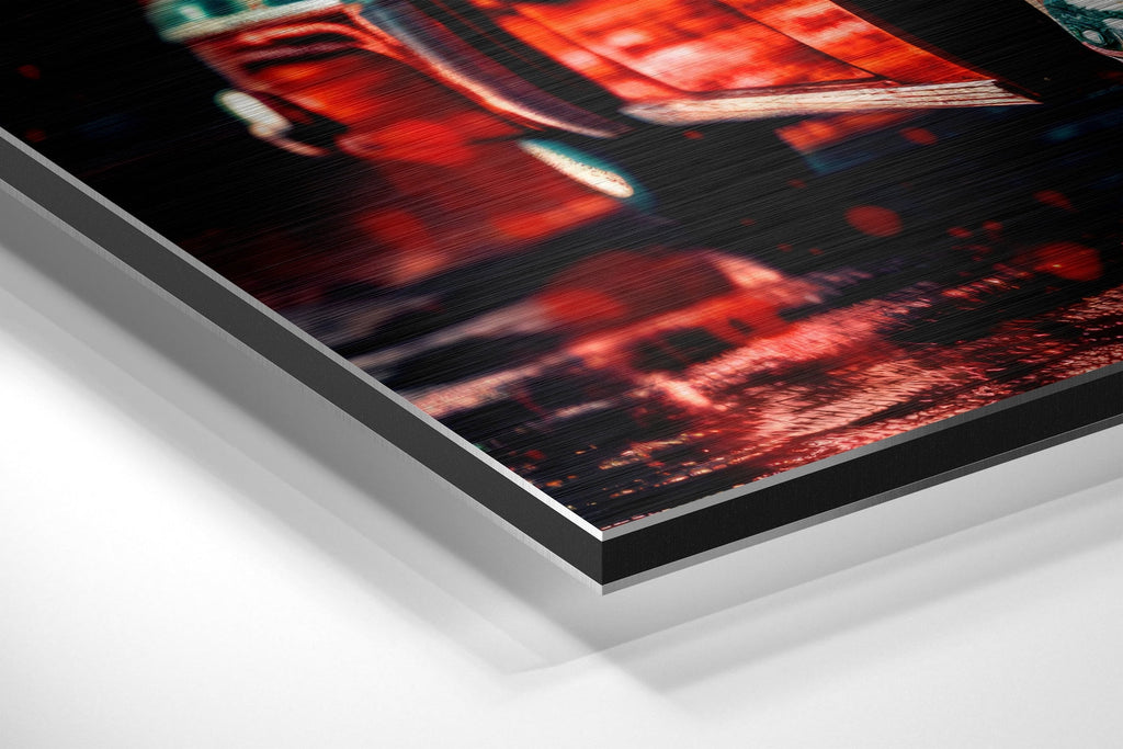Classical Car Brushed Aluminum Dibond Wall Art