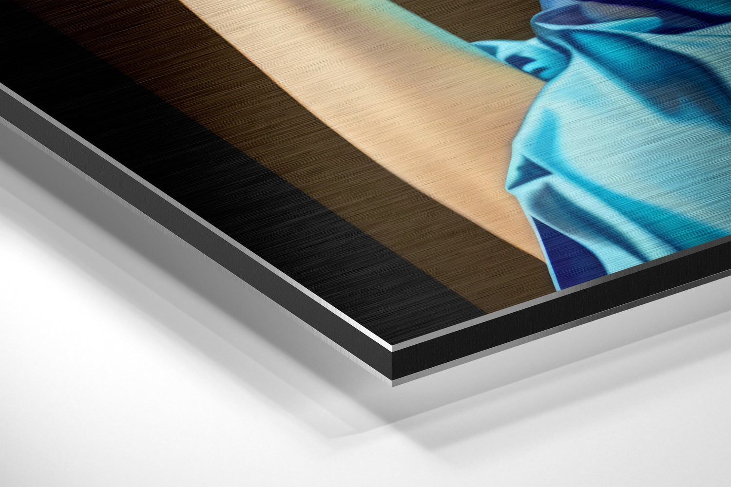 Girl with a Pearl Earring Brushed Aluminum Dibond Wall Art