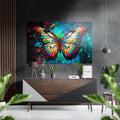 Butterfly Brushed Aluminum Dibond Wall Art