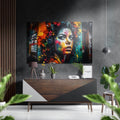 Woman Brushed Aluminum Dibond Wall Art