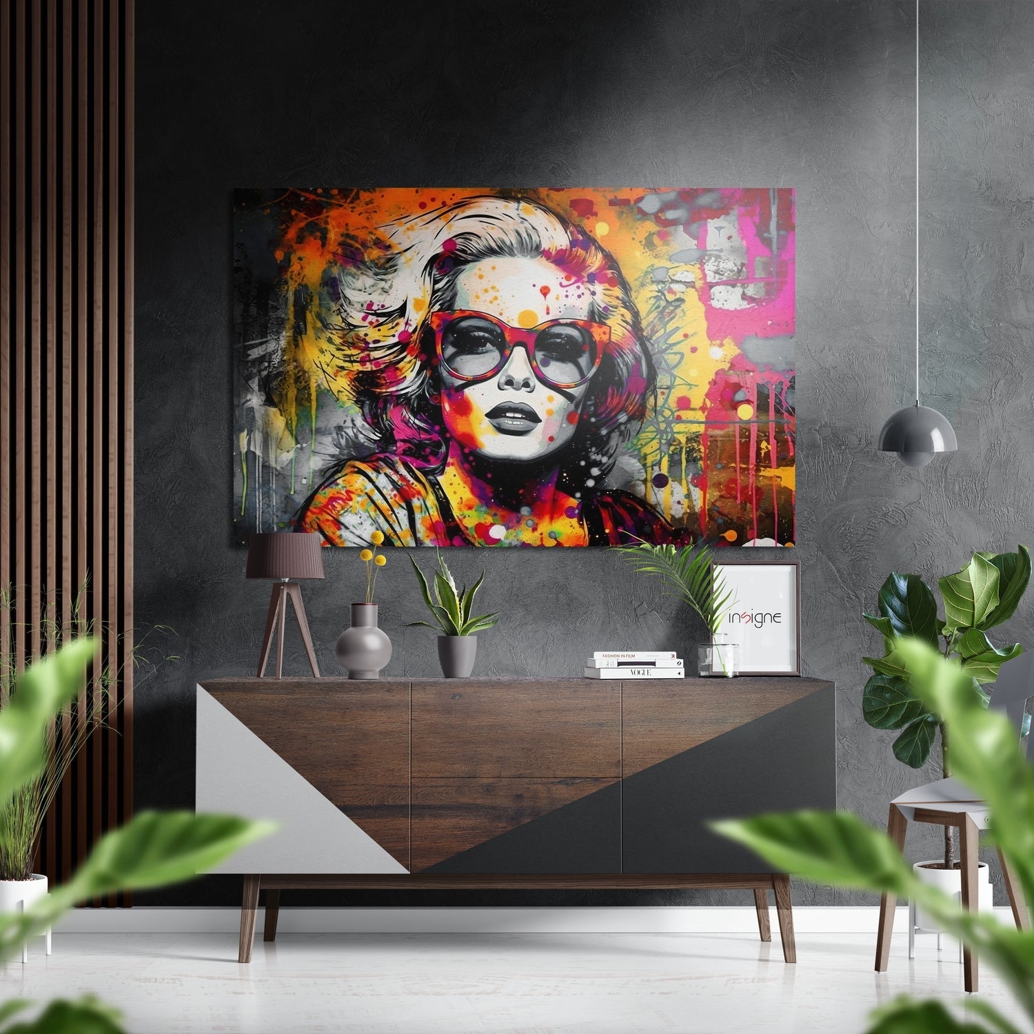 Face of Her Brushed Aluminum Dibond Wall Art
