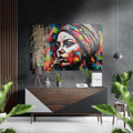 Woman Brushed Aluminum Dibond Wall Art