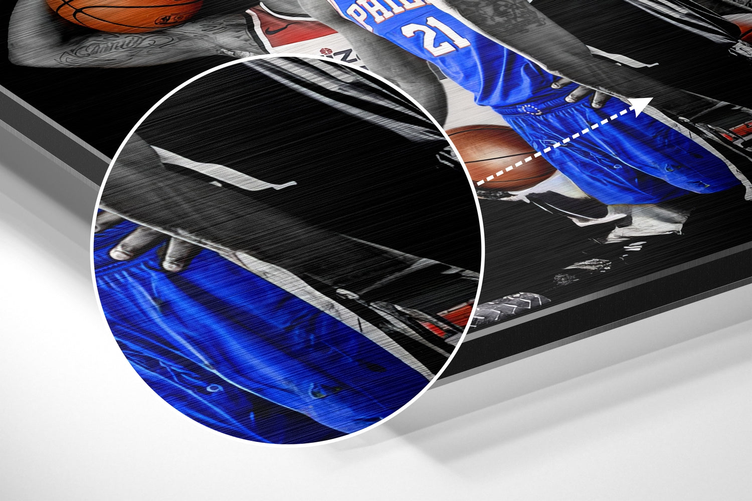 NBA - All Stars Brushed Aluminum Dibond Wall Art