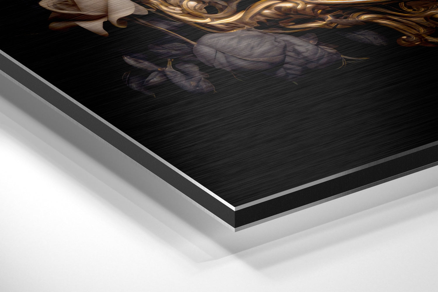 Skull Brushed Aluminum Dibond Wall Art