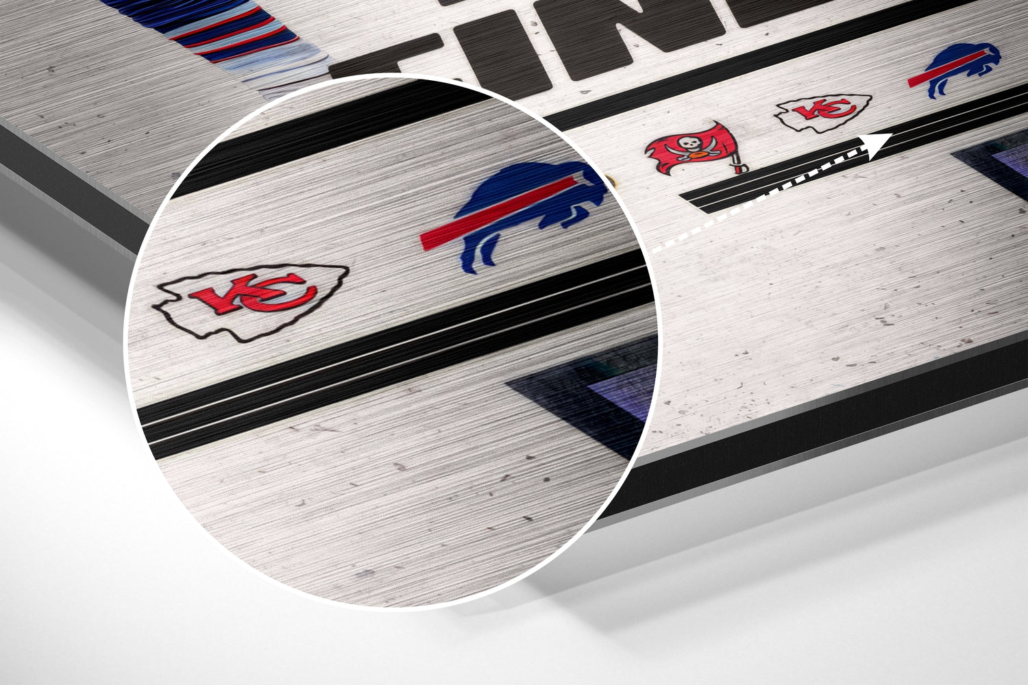 Finals NFL Brushed Aluminum Dibond Wall Art