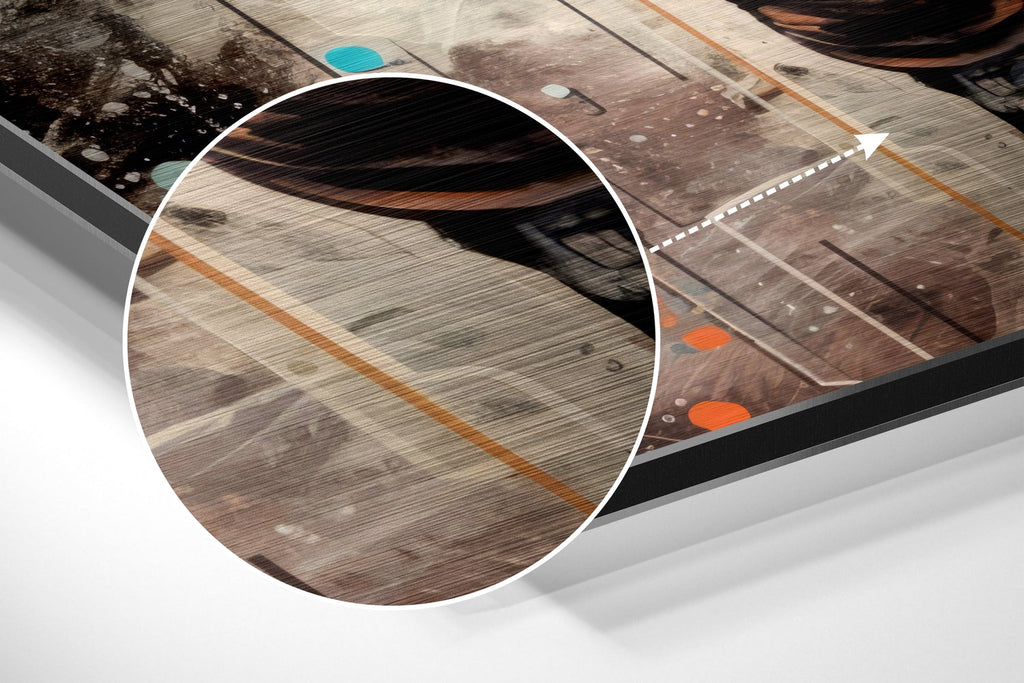 Astronaut Brushed Aluminum Dibond Wall Art