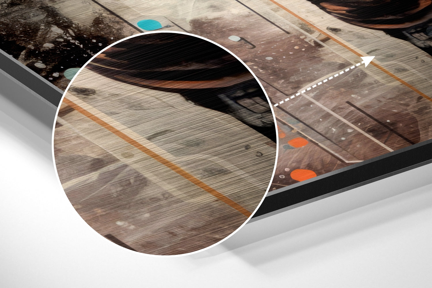 Astronaut Brushed Aluminum Dibond Wall Art