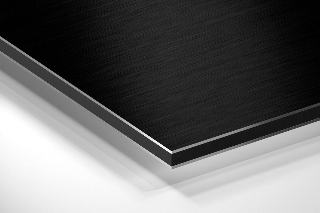Keep It Simple Brushed Aluminum Dibond Wall Art