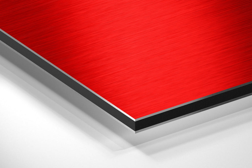 Keep It Simple Brushed Aluminum Dibond Wall Art