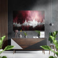 City Silhouette Brushed Aluminum Dibond Wall Art