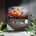 Poppies Brushed Aluminum Dibond Wall Art