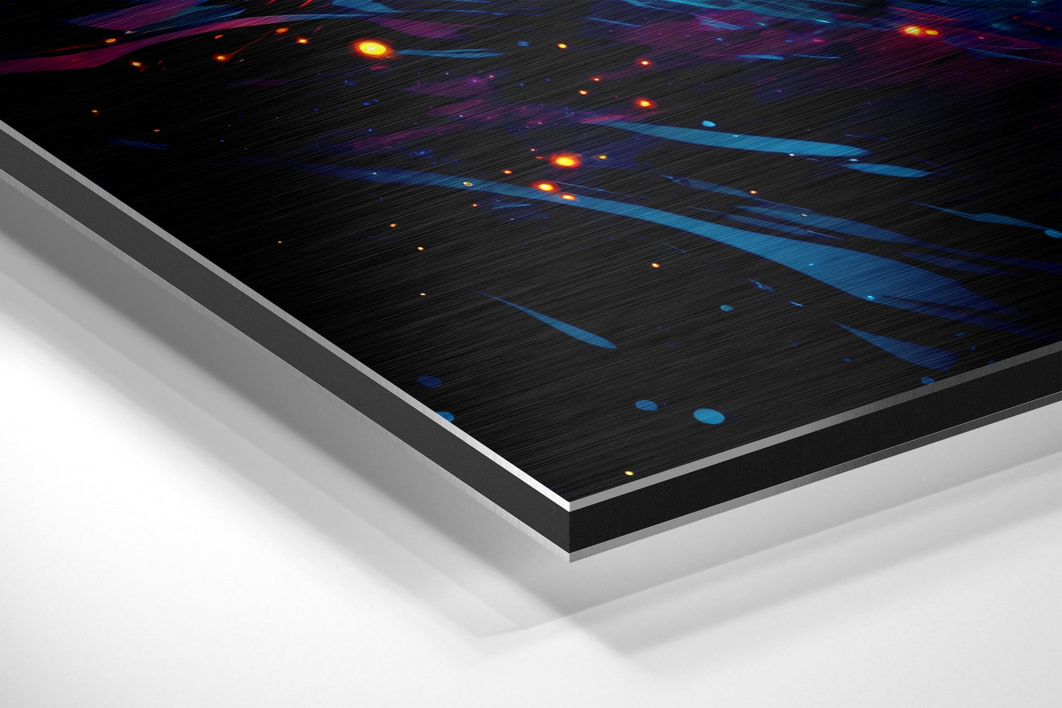 Colors of Space Brushed Aluminum Dibond Wall Art