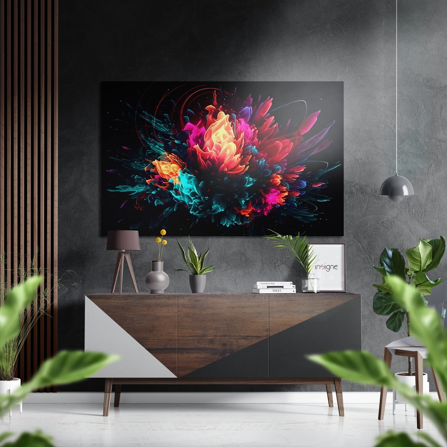 Colors of Space Brushed Aluminum Dibond Wall Art