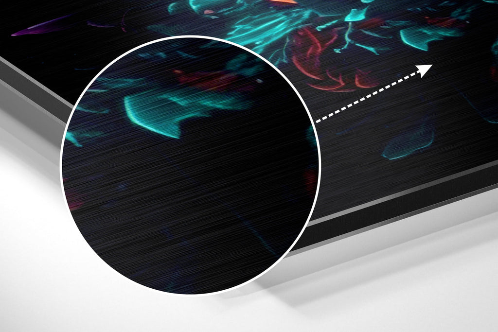 Colors of Space Brushed Aluminum Dibond Wall Art