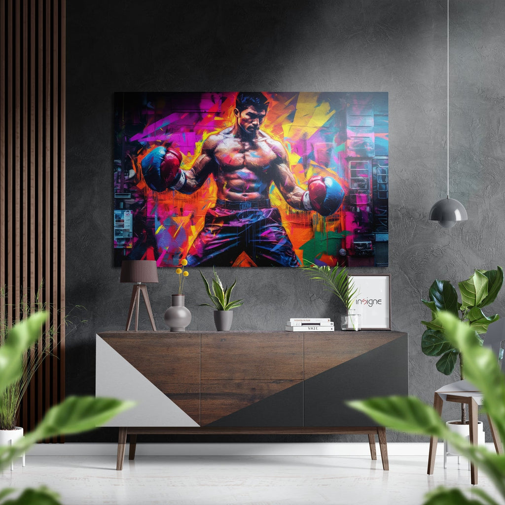Boxer Brushed Aluminum Dibond Wall Art