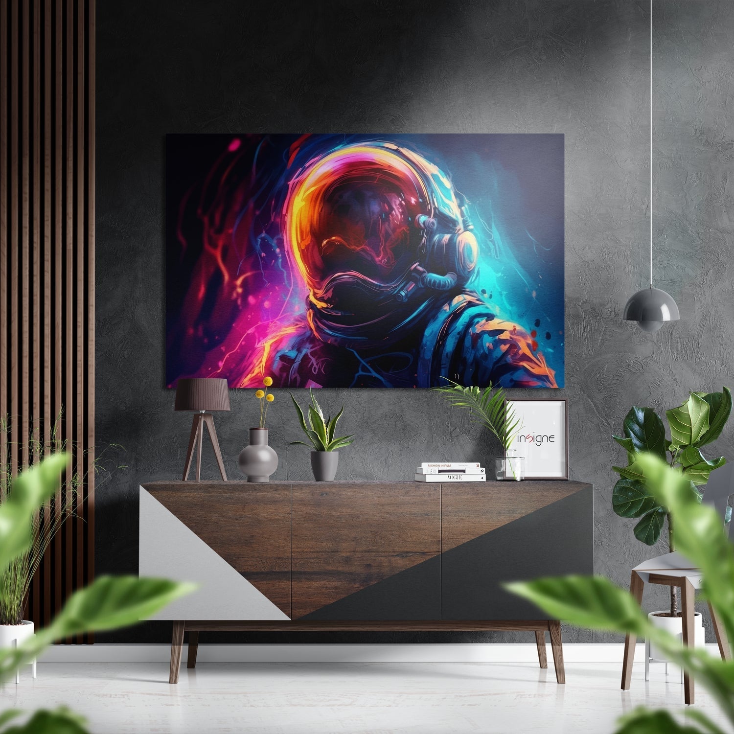 Astronaut  Brushed Aluminum Dibond Wall Art