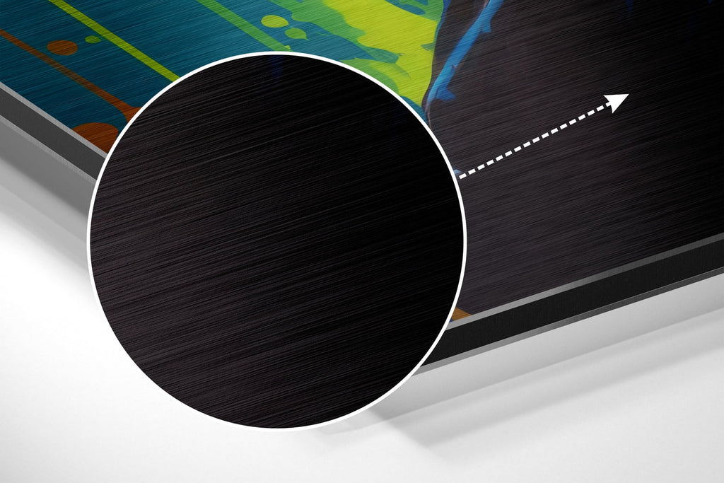 SheSpace Brushed Aluminum Dibond Wall Art