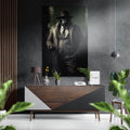Inspector Gorilla Brushed Aluminum Dibond Wall Art
