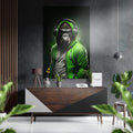 Anger of the Ape Brushed Aluminum Dibond Wall Art
