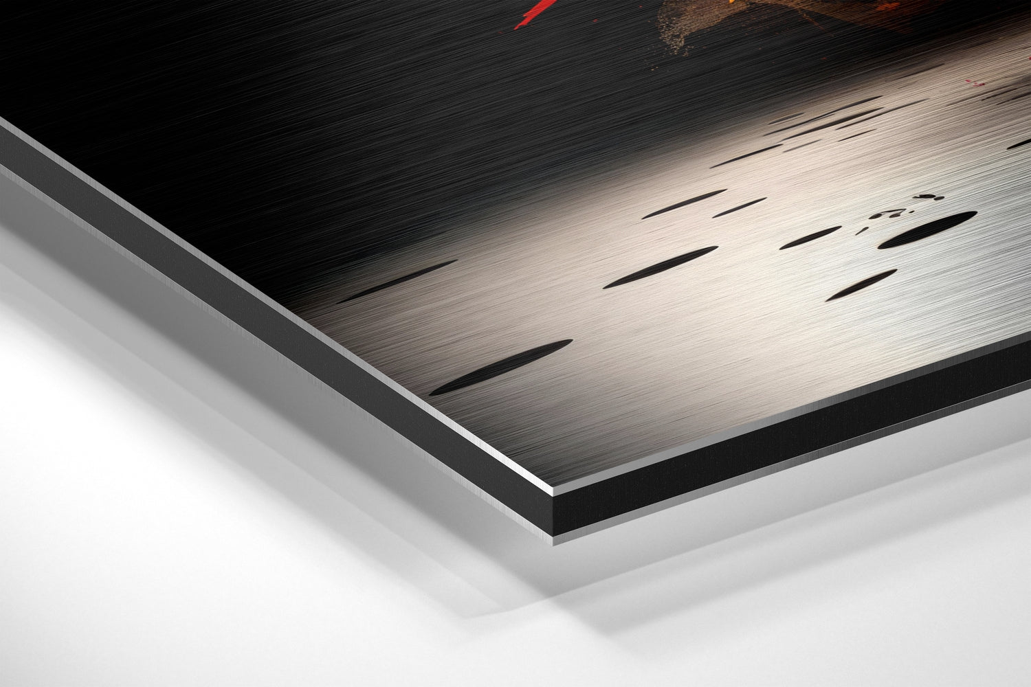 Bull Brushed Aluminum Dibond Wall Art