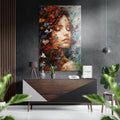 Woman Brushed Aluminum Dibond Wall Art