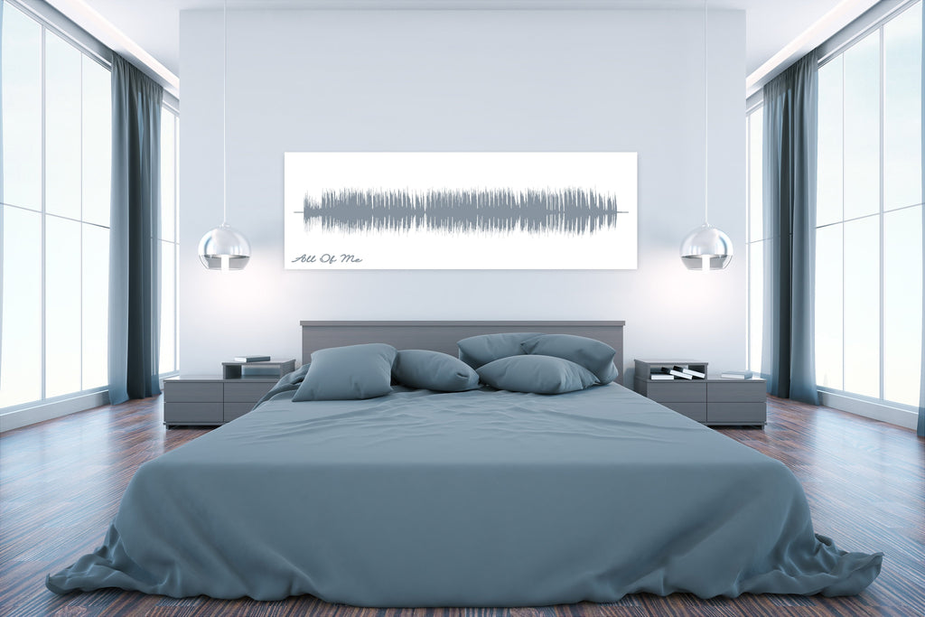 Sound Wave Canvas - A Personalized Design Using Your Voice On Canvas