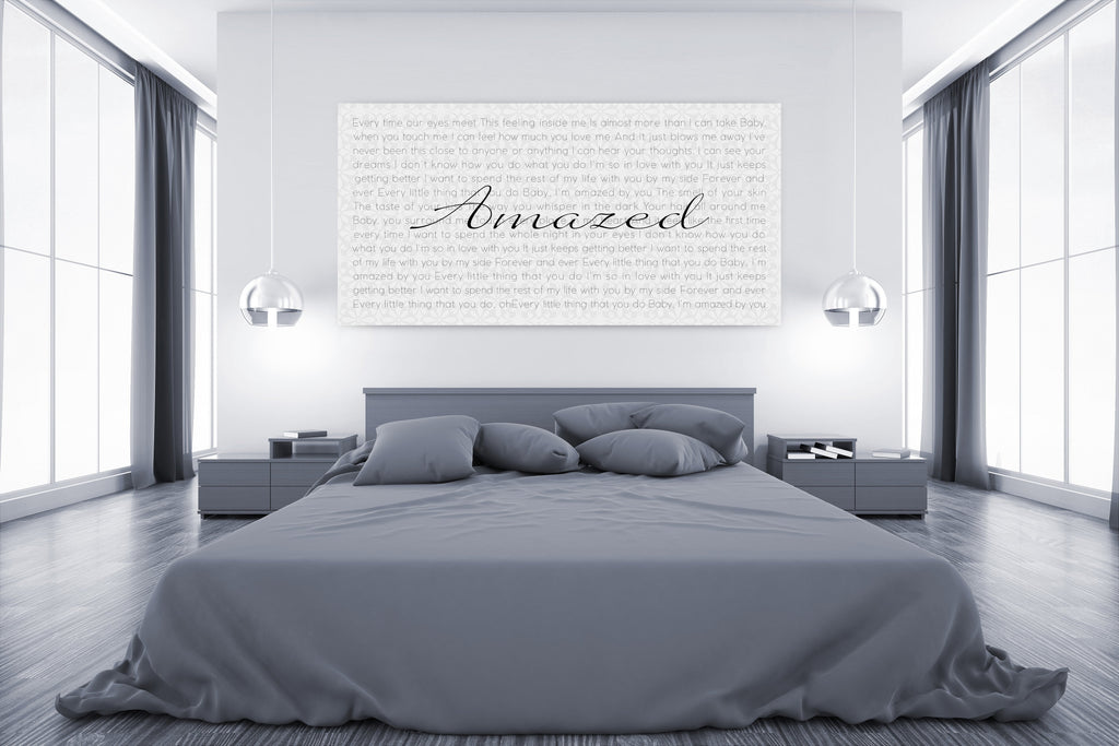 Lyric Canvas Art