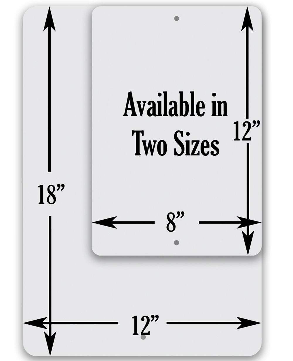 Astronaut Parking - Metal Sign