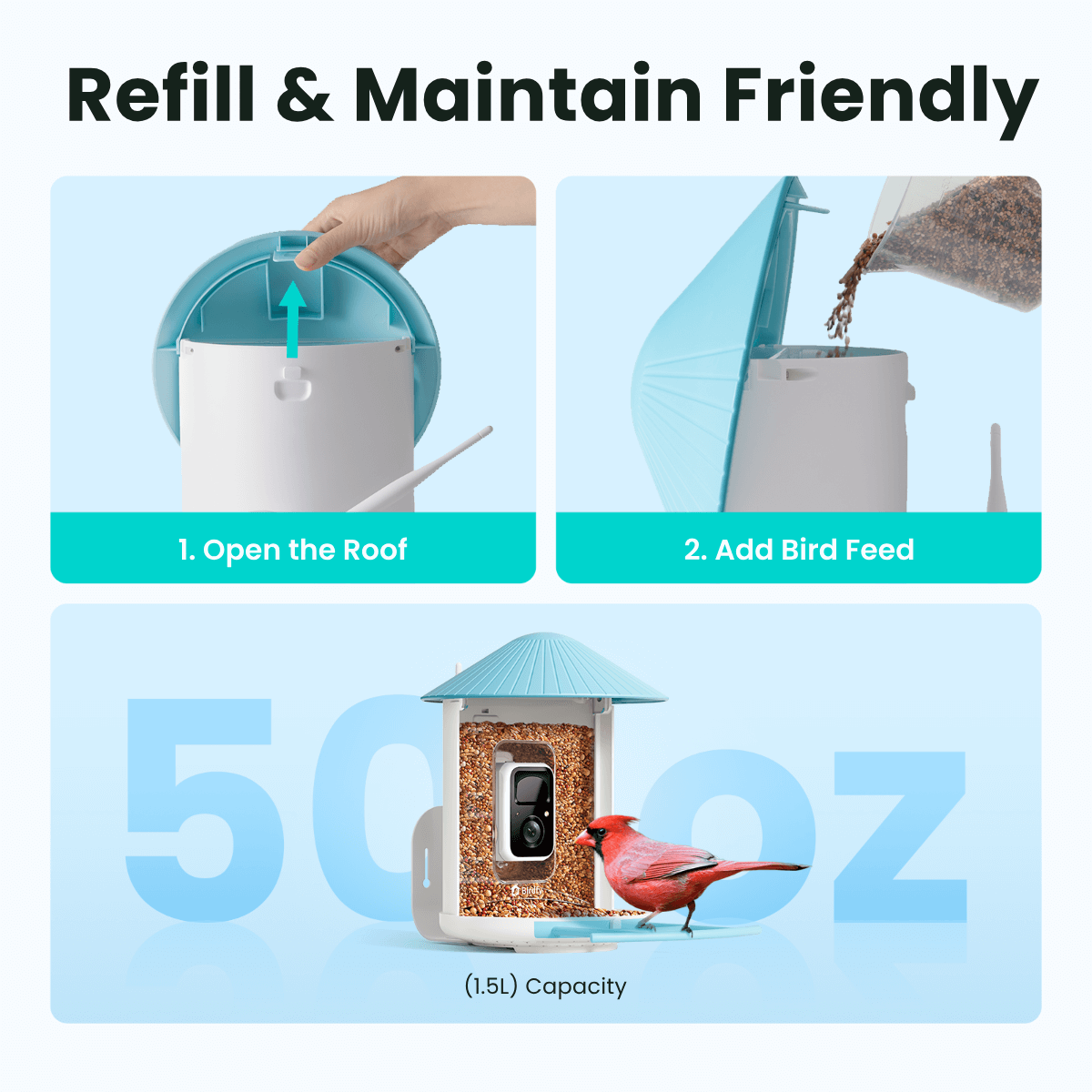 Birdfy Feeder - Smart Bird Feeder with Camera Standard Kit