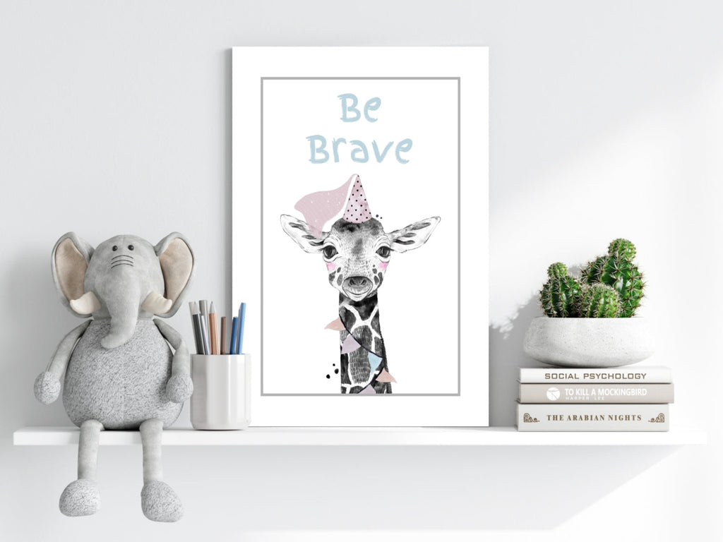 Be Brave Aluminum Print