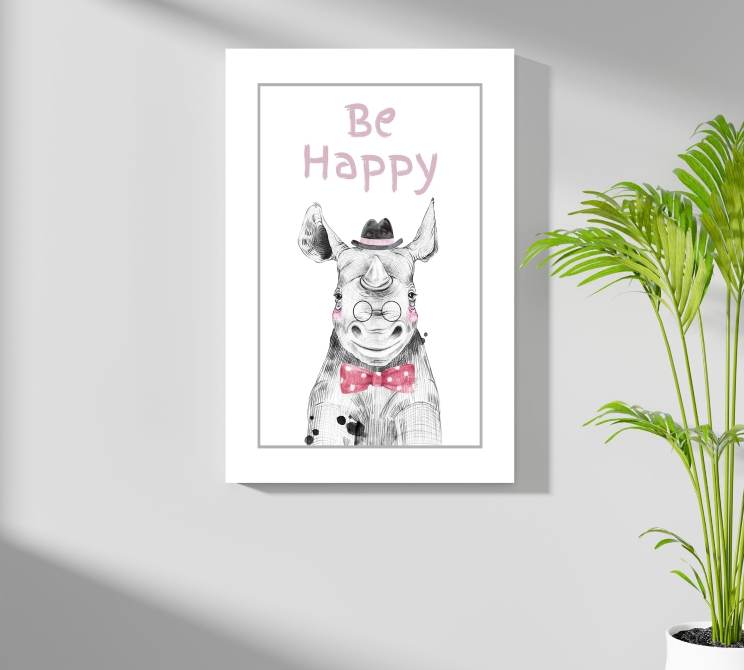 Be Happy Aluminum Print