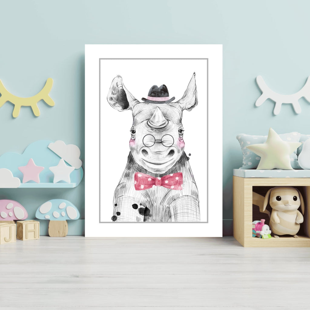Mr Hippo Aluminum Print