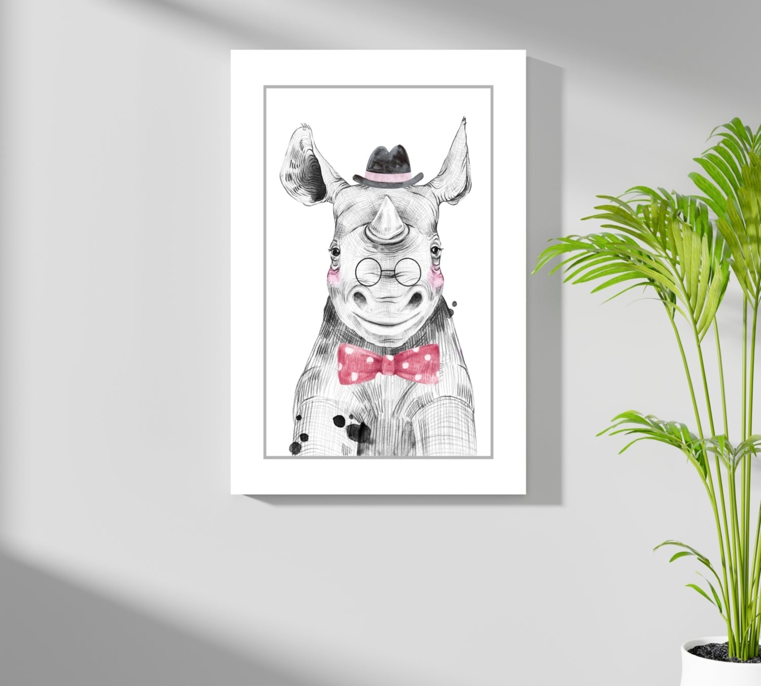 Mr Hippo Aluminum Print